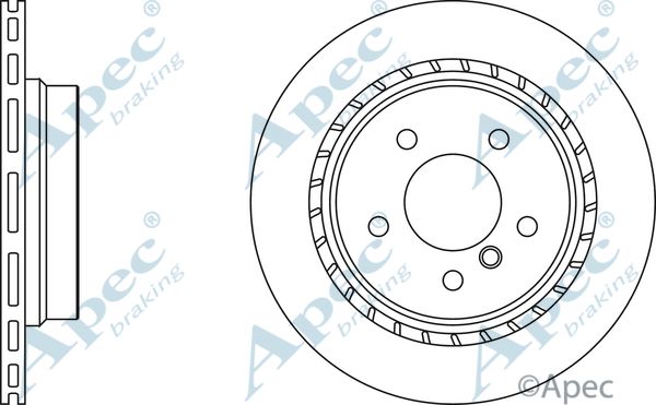 APEC BRAKING Jarrulevy DSK376